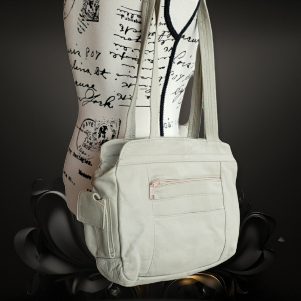 Light Gray Shoulder Bag